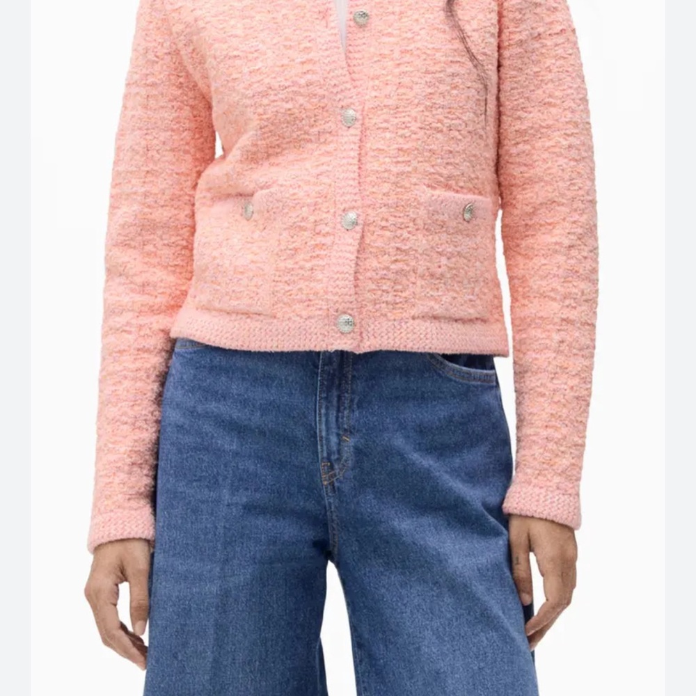 NWT- Mango Brand- Textured Sweater